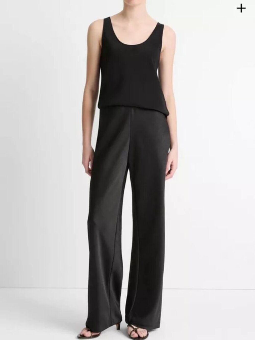 NWT Vince Colette High-Rise Fluid Satin Bias Pant